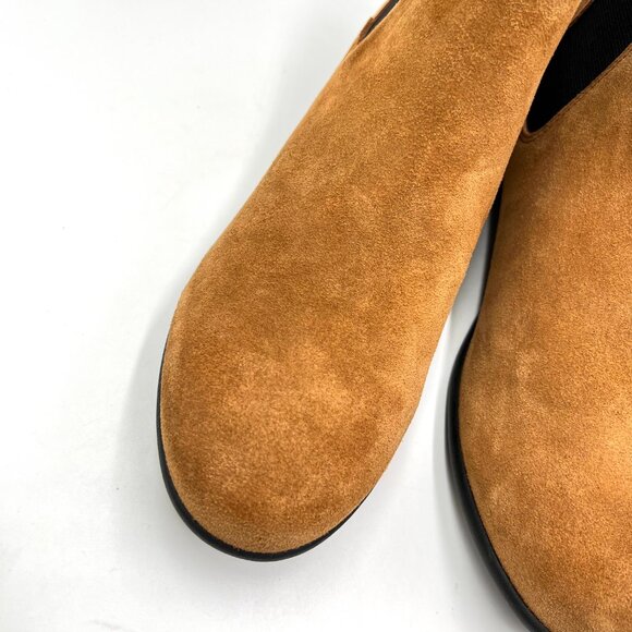 Aerosoles‎ Womens Size 9.5 Step Dance Brown Suede Leather Chelsea Ankle Boots - Picture 4 of 15